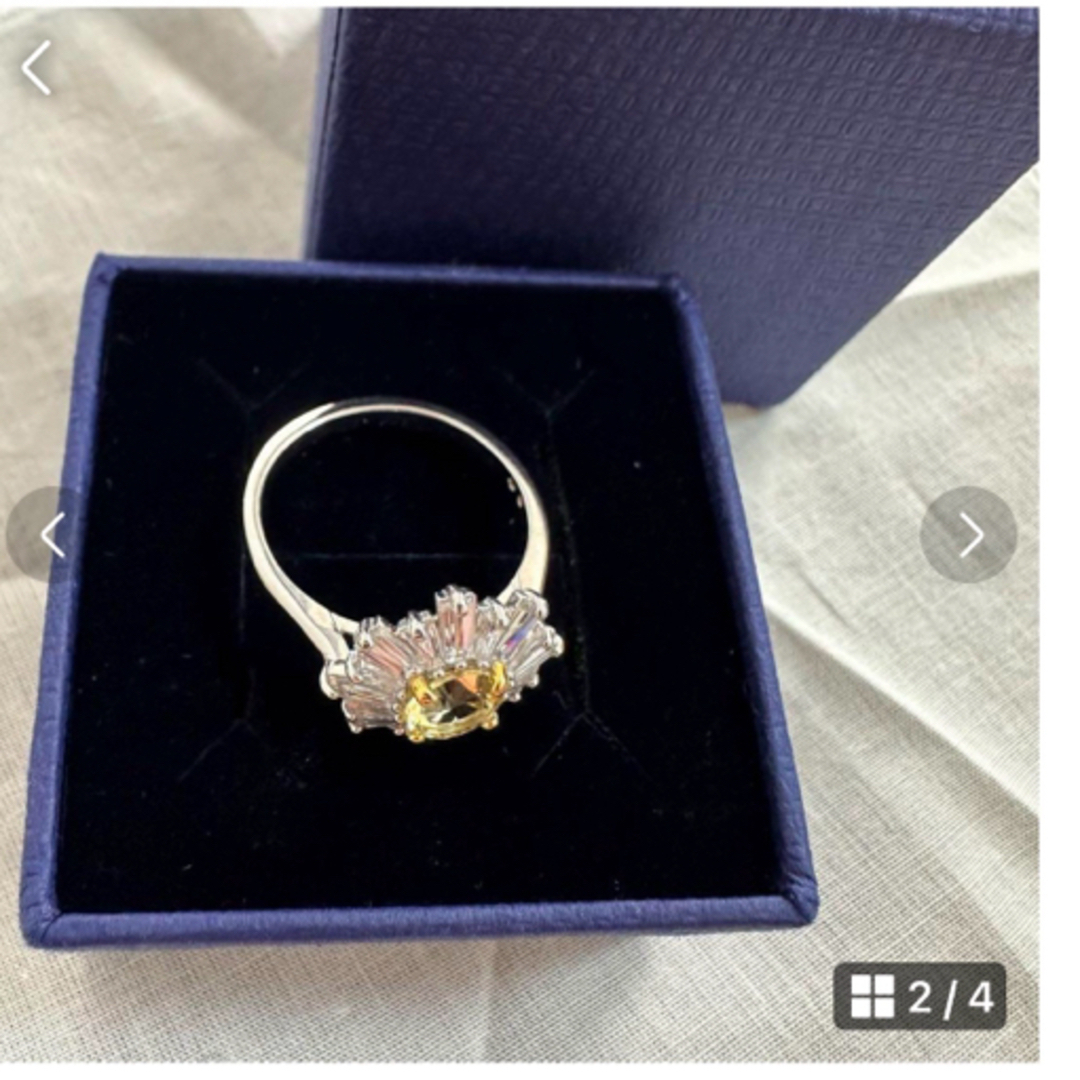 SWAROVSKI(スワロフスキー)のスワロフスキー　サンシャイン　イエロー　52 レディースのアクセサリー(リング(指輪))の商品写真