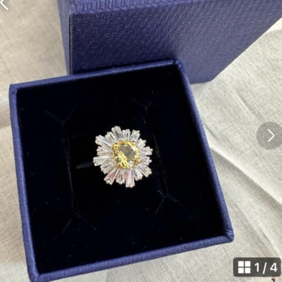 SWAROVSKI(スワロフスキー)のスワロフスキー　サンシャイン　イエロー　52 レディースのアクセサリー(リング(指輪))の商品写真