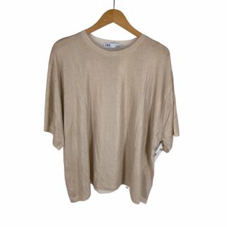 ザラ(ZARA)のZARA(ザラ) グリッター クルーネックTシャツ レディース トップス(Tシャツ(半袖/袖なし))