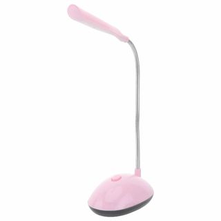 【色: ピンク】テーブルランプ LED電気スタンド 卓上ライト 電池式 スタンド(その他)