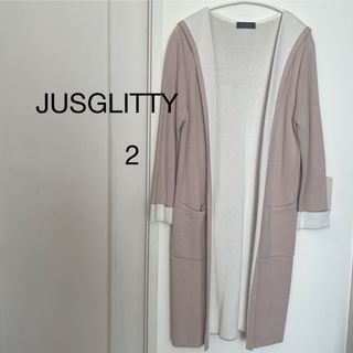 ジャスグリッティー(JUSGLITTY)のJUSGLITTY フードコーディガン(カーディガン)