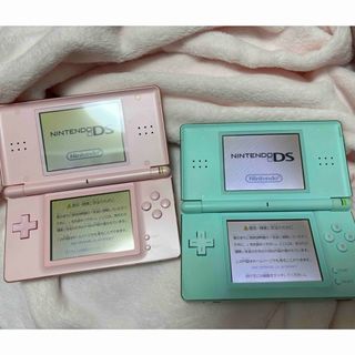 ニンテンドーDS(ニンテンドーDS)のNintendo DS Lite ピンク&ブルー(携帯用ゲーム機本体)