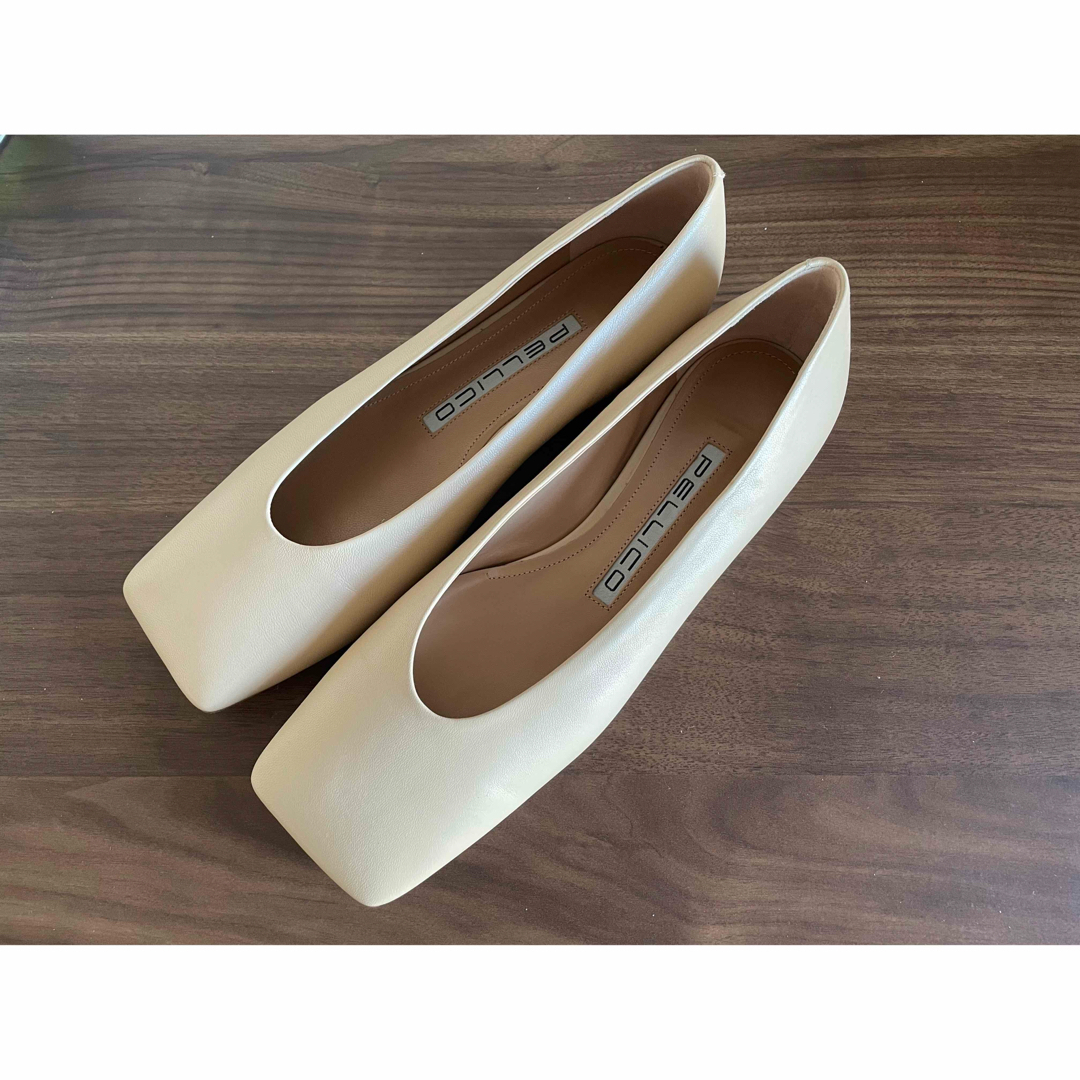 PELLICO - 【新品未使用】PELLICO フラットパンプス COMETA スクエア PELLICO - 【新品未使用】PELLICO フラットパンプス COMETA スクエア