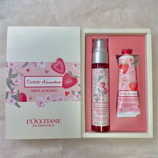 ロクシタン(L'OCCITANE)の【新品未使用】ロクシタン チェリーストロベリー ミスト&ハンドクリームセット(その他)