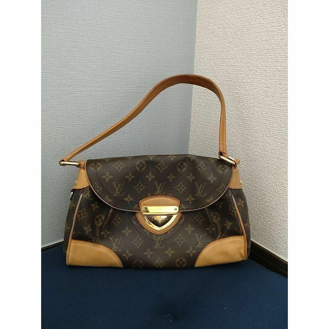 LOUIS VUITTON(ルイヴィトン)の廃盤の為入手困難：ルイヴィトンモノグラムビバリーMMショルダーバッグM40121 レディースのバッグ(クラッチバッグ)の商品写真