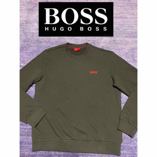 ヒューゴボス(HUGO BOSS)の極美品✨ヒューゴボス OGUHロゴスウェット Lサイズ黒 大谷翔平  綿100%(スウェット)