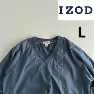 IZOD アイゾッド ホッケージャージ ナイロン プルオーバー ワンポイント L(ナイロンジャケット)