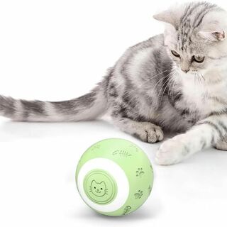 匿名配送✨猫 おもちゃ ボール 電動 自動 遊び道具 ストレス解消 運動不足対策(猫)