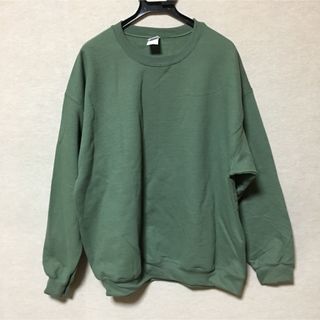 ギルタン(GILDAN)の新品 GILDAN ギルダン 長袖トレーナー ミリタリーグリーン 2XL(スウェット)