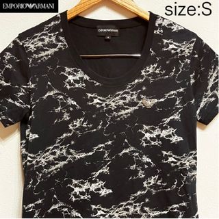 エンポリオアルマーニ(Emporio Armani)の【複数笑】エンポリオアルマーニ　EMPORIO ARMANI 半袖Tシャツ　黒S(Tシャツ/カットソー(半袖/袖なし))