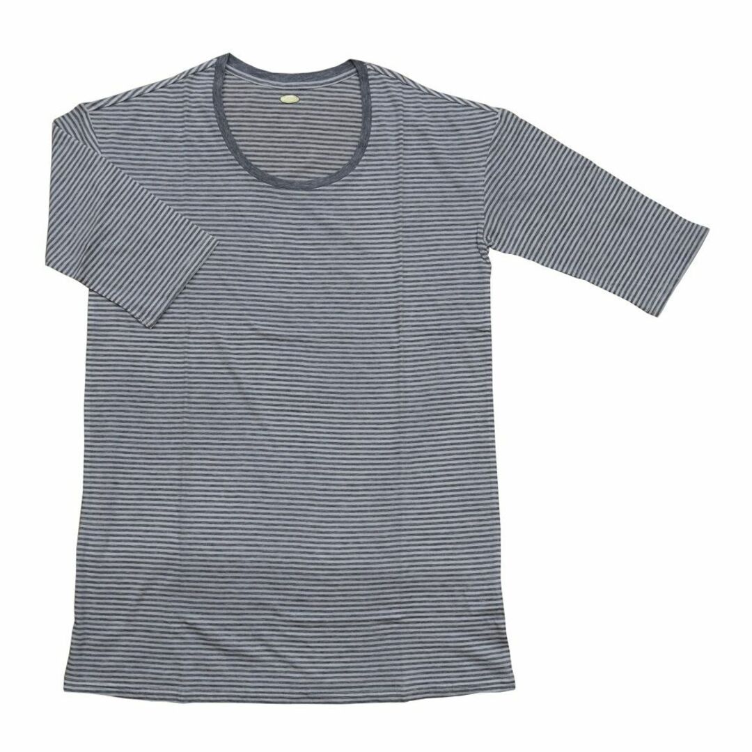 絹 綿 ロング丈Tシャツ Ｍ インナー パジャマ ルームウェア 国産品 新品未使 レディースのルームウェア/パジャマ(ルームウェア)の商品写真