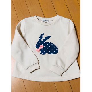 シューラルー(SHOO・LA・RUE)の子ども服　女の子　おそろい✳︎うさぎ(Tシャツ/カットソー)