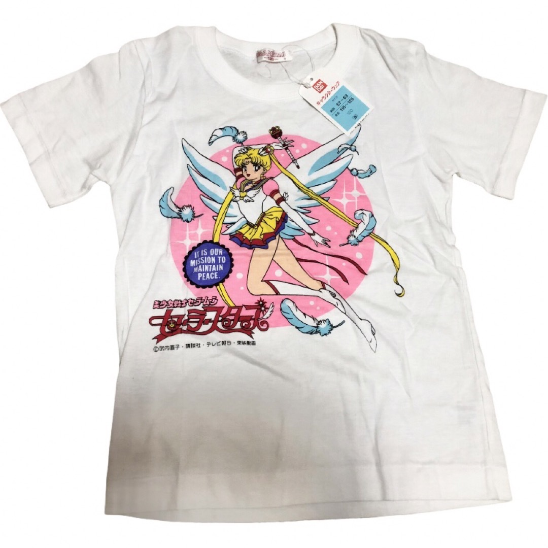 BANDAI(バンダイ)のビンテージ　バンダイ　セーラームーン　Tシャツ　レトロ キッズ/ベビー/マタニティのキッズ服女の子用(90cm~)(Tシャツ/カットソー)の商品写真