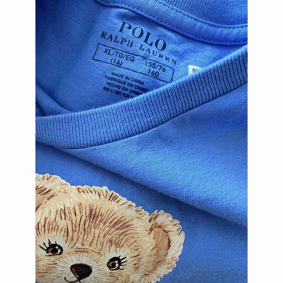 POLO RALPH LAUREN(ポロラルフローレン)のラルフローレン　ポロベア　ワンピース　160cm XL キッズ/ベビー/マタニティのキッズ服女の子用(90cm~)(ワンピース)の商品写真