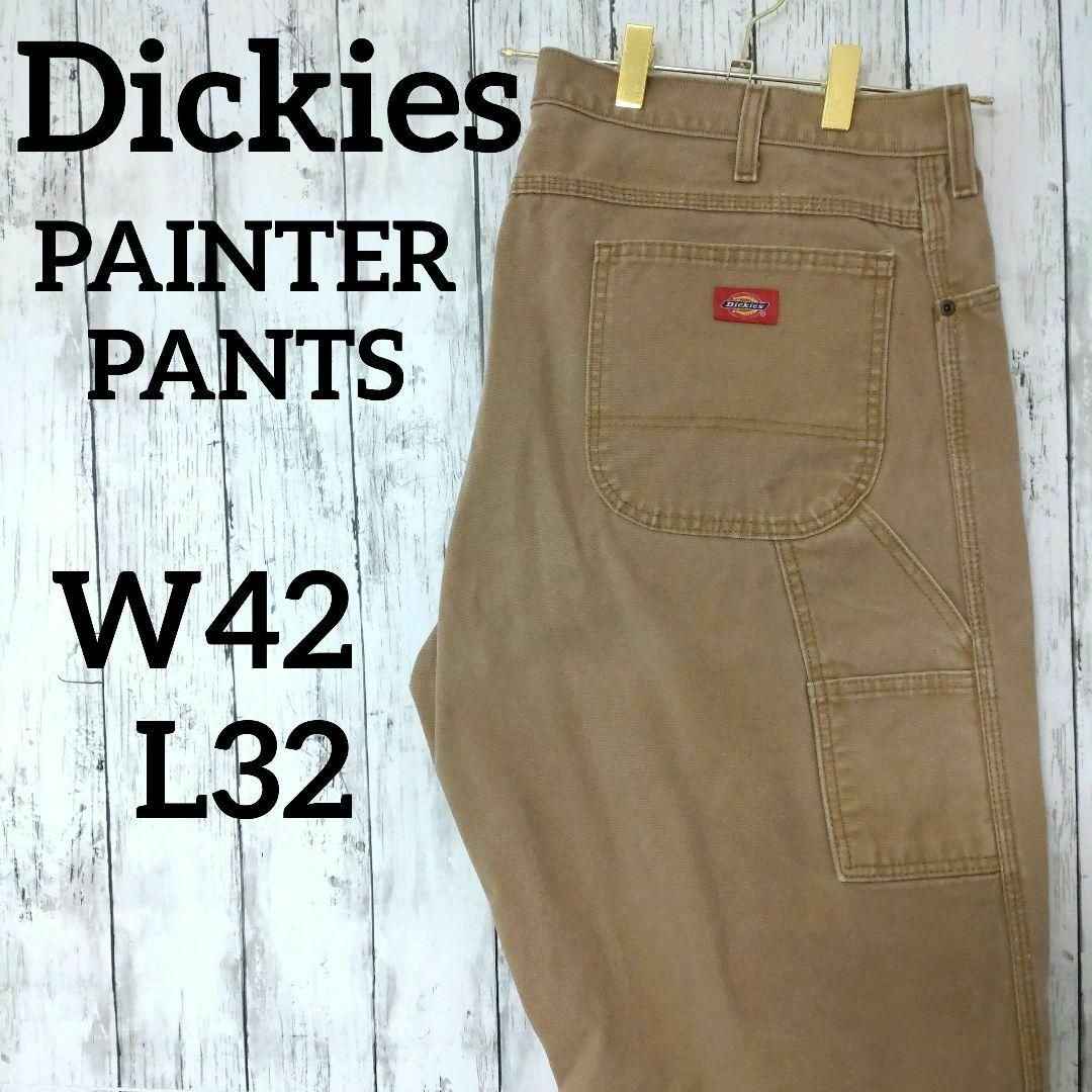 Dickies(ディッキーズ)のディッキーズ極太ペインターパンツダック地ルーズストレートW42（973） メンズのパンツ(ワークパンツ/カーゴパンツ)の商品写真