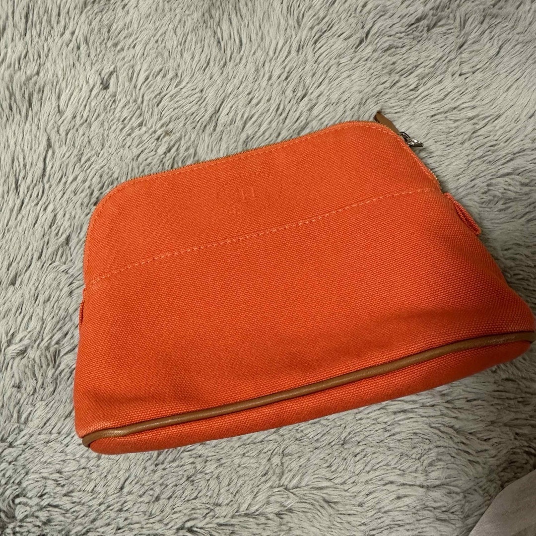 Hermes(エルメス)のエルメス定番ポーチ　ボリードmini mini オレンジ🍊🧡美品♪ レディースのファッション小物(ポーチ)の商品写真