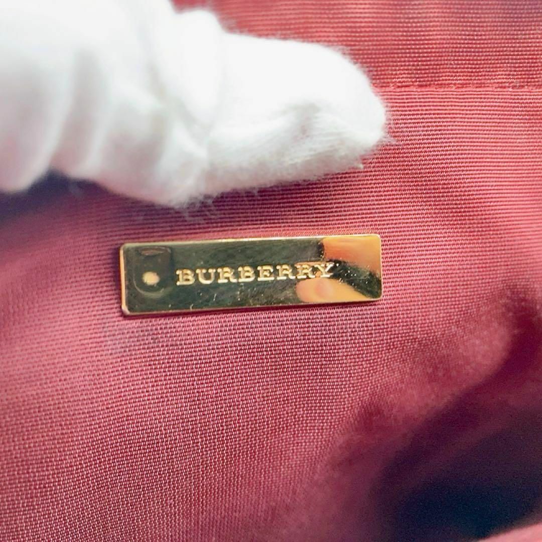 BURBERRY(バーバリー)の✨綺麗✨BURBERRY トートバッグ サフィアーノレザー ゴールド金具　レッド レディースのバッグ(トートバッグ)の商品写真