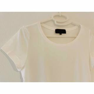 アンタイトル(UNTITLED)の美品☆UNTITLED 半袖　白Tシャツ　日本製(Tシャツ(半袖/袖なし))