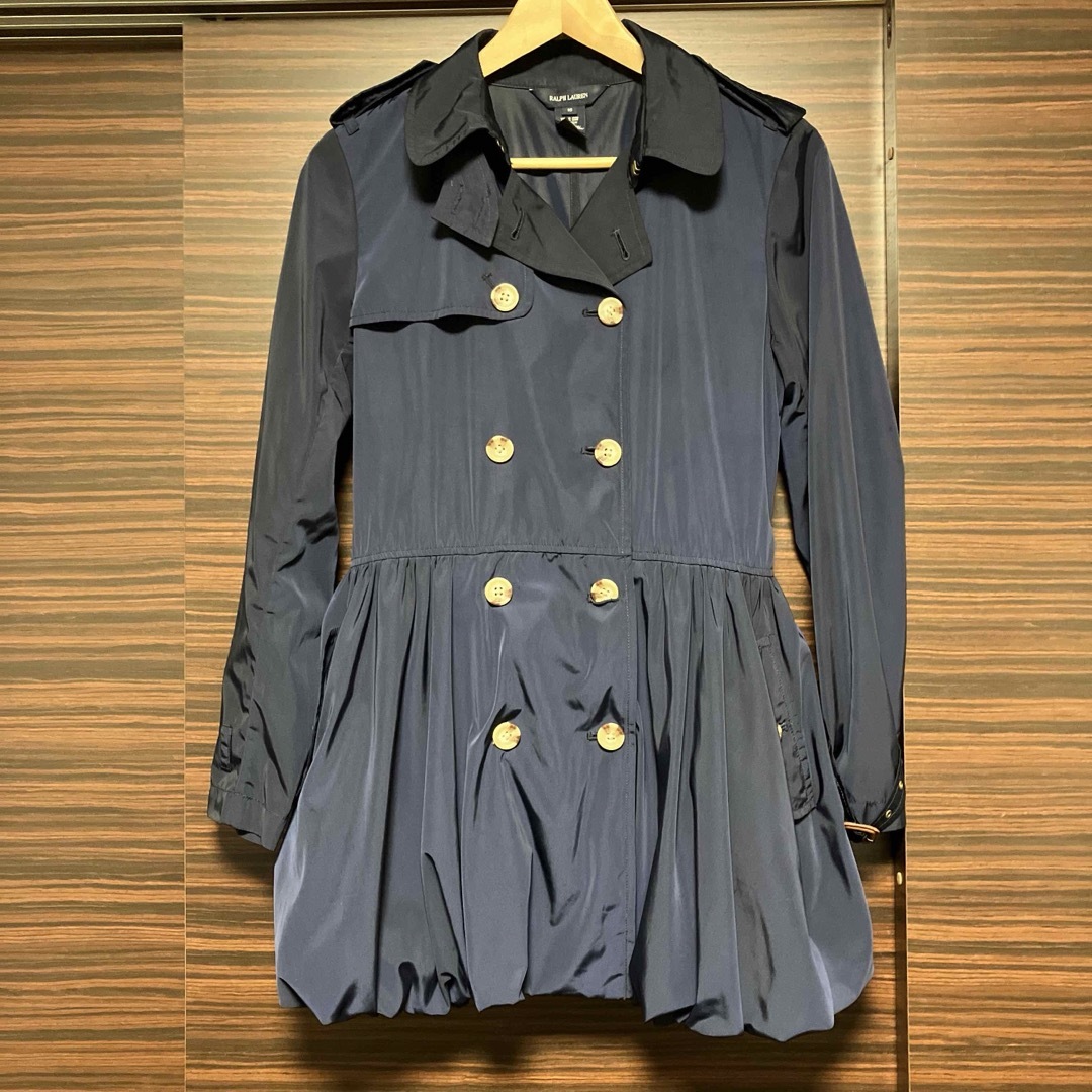 Ralph Lauren(ラルフローレン)のラルフローレン　スプリングコート　ベルト付き　ガールズサイズ16 レディースのジャケット/アウター(スプリングコート)の商品写真