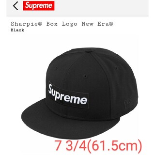 シュプリーム(Supreme)のSupreme Sharpie Box Logo New Era 7 3/4(キャップ)