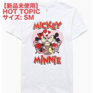 ディズニー(Disney)の海外ディズニー HOT TOPIC ミッキー ミニー バレンタインTシャツ(Tシャツ(半袖/袖なし))