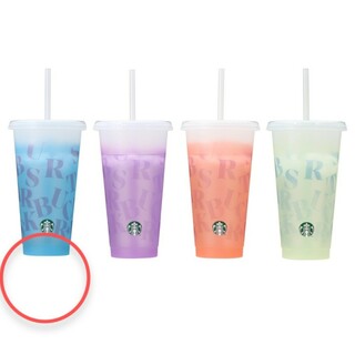 Starbucks Coffee - スターバックス ミステリーカラーチェンジングリユーザブルコールドカップ ブルー