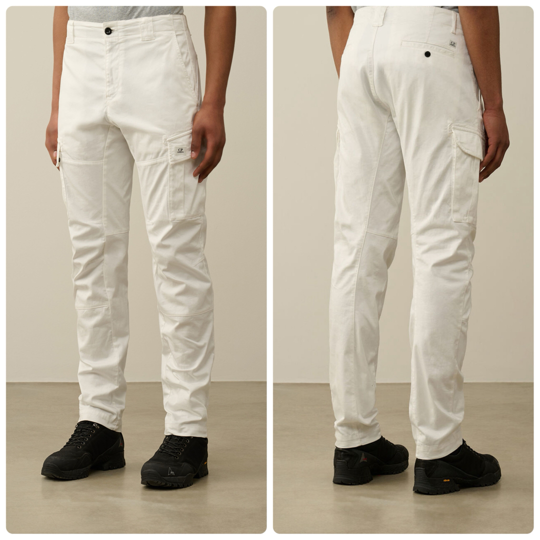 C.P. Company(シーピーカンパニー)のC.P. COMPANY 23AW Ergonomic Cargo-Wht/48 メンズのパンツ(ワークパンツ/カーゴパンツ)の商品写真