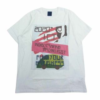 ヴィスヴィム(VISVIM)のVISVIM ビズビム 22SS 0220905010015 ICT WIDE TEE S/S ワイド プリント Tシャツ 半袖 ホワイト系 5【極上美品】【中古】(シャツ)