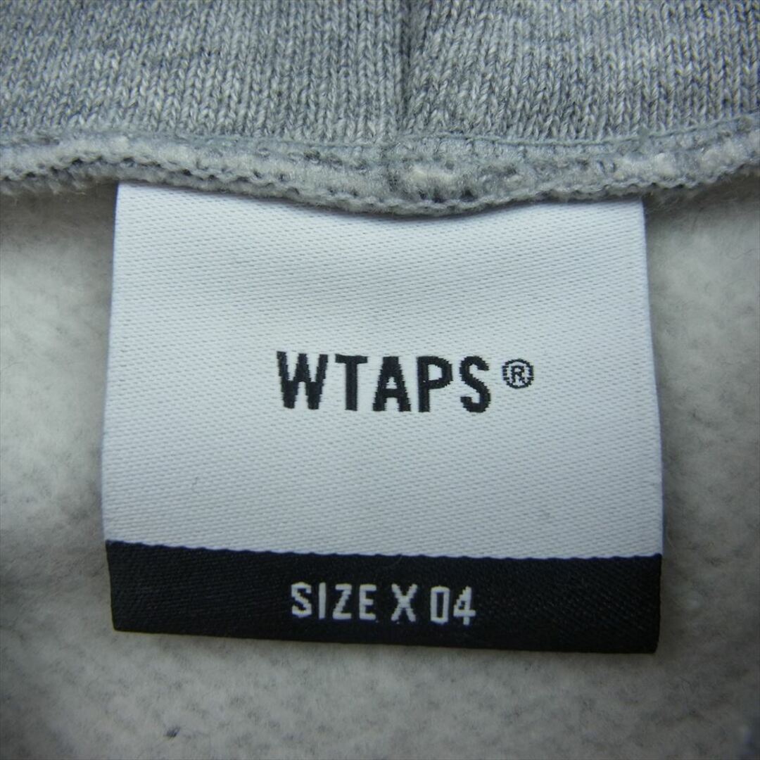 W)taps(ダブルタップス)のWTAPS ダブルタップス 22AW CROSS BONES HOODY クロスボーン フーディー パーカー グレー系 04【中古】 メンズのトップス(パーカー)の商品写真