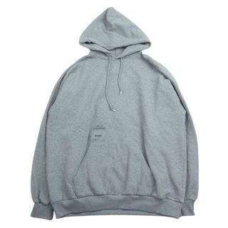 W)taps - WTAPS ダブルタップス 22AW CROSS BONES HOODY クロスボーン フーディー パーカー グレー系 04【中古】