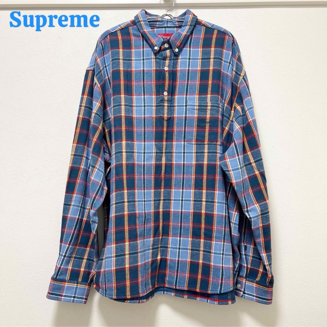 Supreme(シュプリーム)の美品 シュプリームPullover Plaid Flannel Shirt メンズのトップス(シャツ)の商品写真