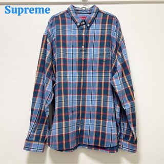 Supreme - SUPREME シュプリーム 20SS Printed Plaid Shirt ロゴ刺繍