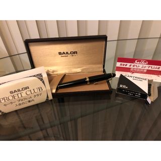 セーラー(Sailor)のSAILOR セーラー 万年筆 中古 ペン先14K ブラック(ペン/マーカー)