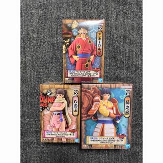 ワンピース(ONE PIECE)のGW SALE!未開封＊ワンピース ワノ国編3体セット（ルフィ&しのぶ&菊之丞）(アニメ/ゲーム)