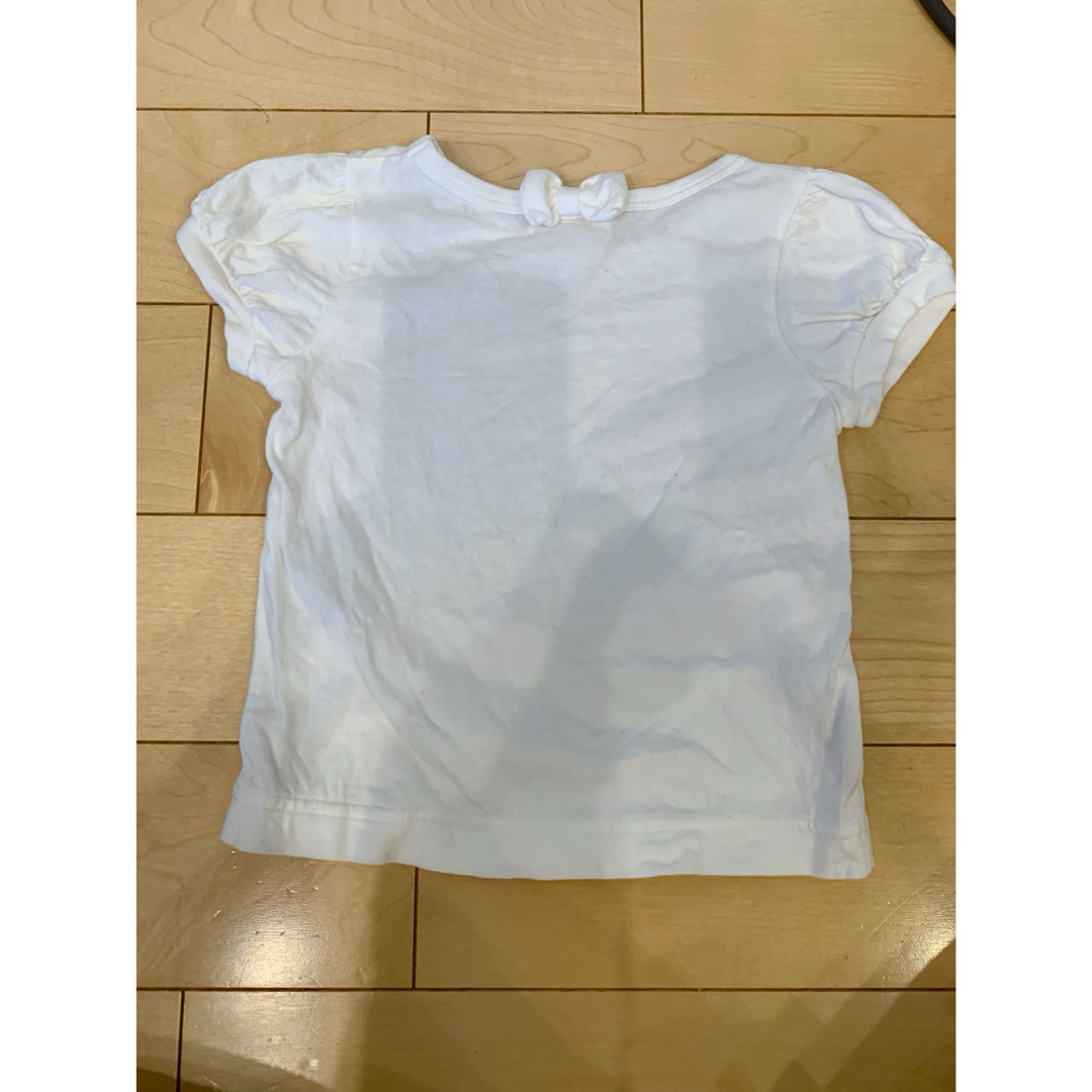 Shirley Temple(シャーリーテンプル)のシャーリーテンプル　Tシャツ　100 リボン　刺繍 キッズ/ベビー/マタニティのキッズ服女の子用(90cm~)(Tシャツ/カットソー)の商品写真