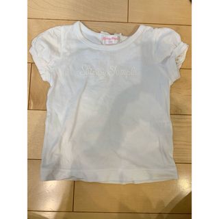 シャーリーテンプル(Shirley Temple)のシャーリーテンプル　Tシャツ　100 リボン　刺繍(Tシャツ/カットソー)