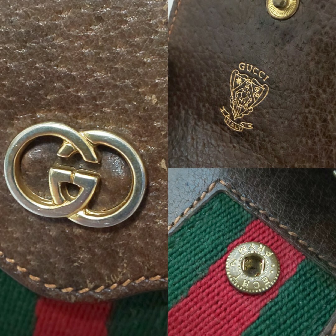 Gucci(グッチ)の【極希少】OLD GUCCI シェリーライン ヴィンテージ シガレットケース メンズのファッション小物(タバコグッズ)の商品写真