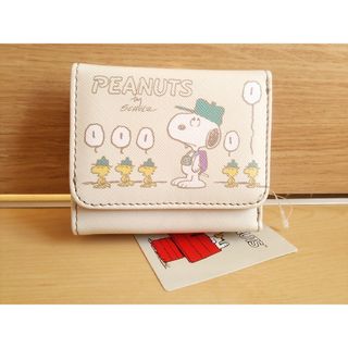 スヌーピー(SNOOPY)の新品SNOOPY*サイフ*送料無料スヌーピー*未使用PEANUTS*折り財布(財布)