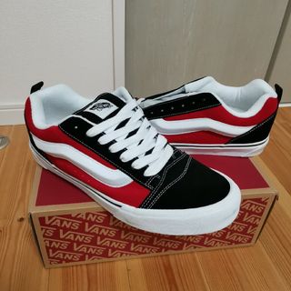 ヴァンズ(VANS)の【早い者勝ち値引き新品未使用】VANS Knu Skool 黒赤29cm(スニーカー)