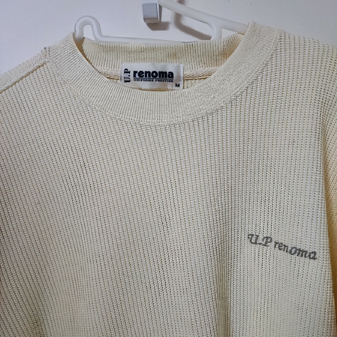 U.P renoma(ユーピーレノマ)の【古着】U.P renoma cotton knit メンズのトップス(ニット/セーター)の商品写真