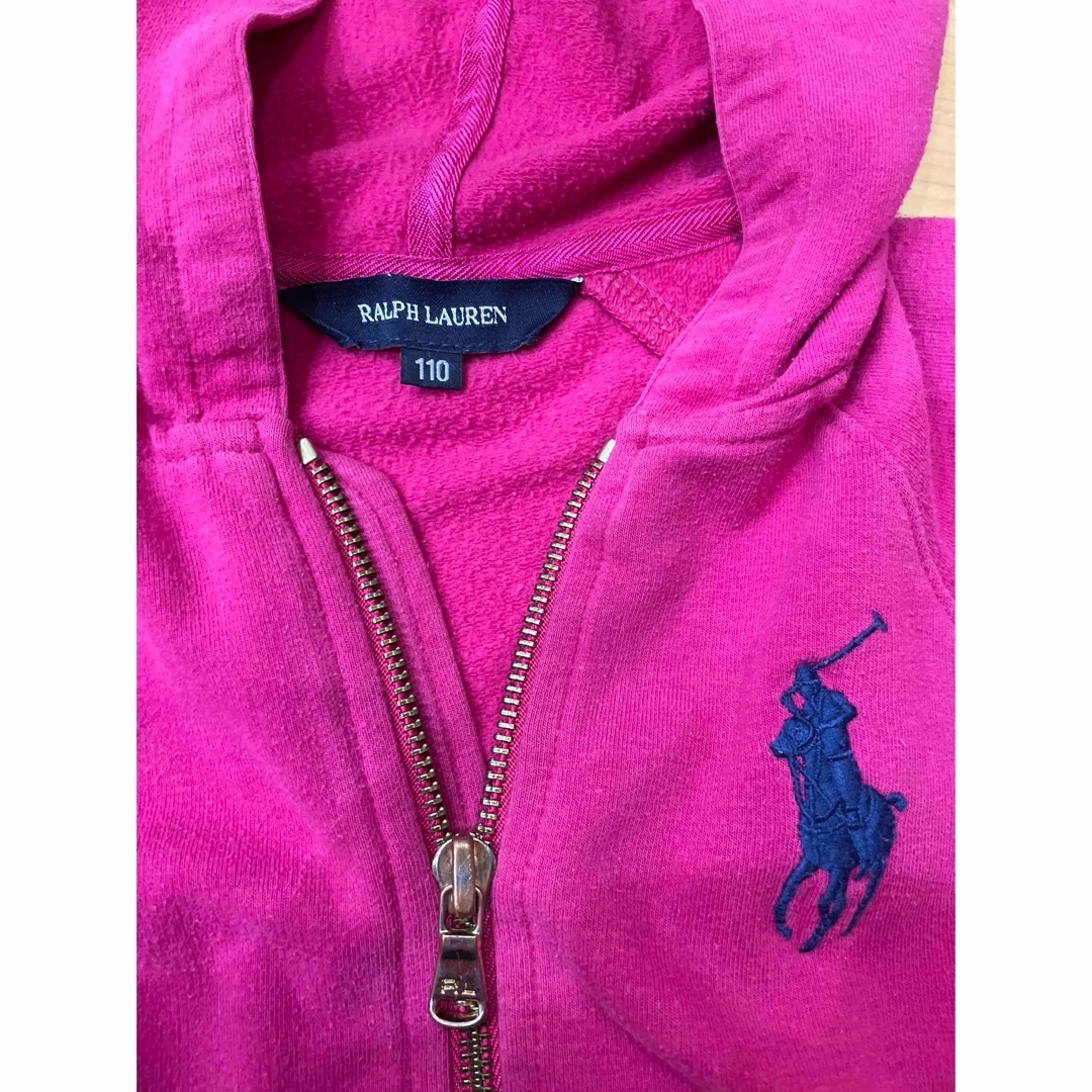 POLO RALPH LAUREN(ポロラルフローレン)のポロラルフローレン　パーカー　110cm 女の子 キッズ/ベビー/マタニティのキッズ服男の子用(90cm~)(ジャケット/上着)の商品写真