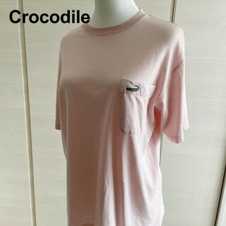 クロコダイル(Crocodile)のクロコダイル　Tシャツ　ピンク(Tシャツ/カットソー(半袖/袖なし))