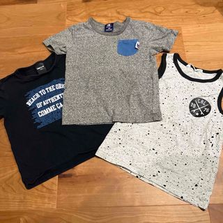 チャンピオン(Champion)の120 男の子 Tシャツ 3点セット まとめ売り チャンピオン コムサ H&M(Tシャツ/カットソー)