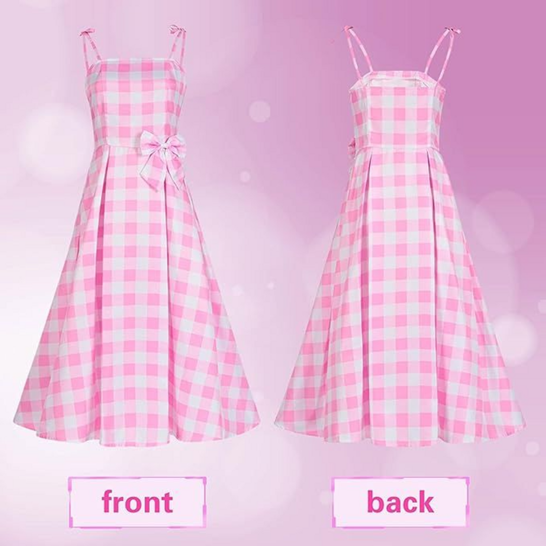 バービー コスプレ ハロウィン 映画 人気 ピンク スカート Sサイズ エンタメ/ホビーのコスプレ(衣装一式)の商品写真