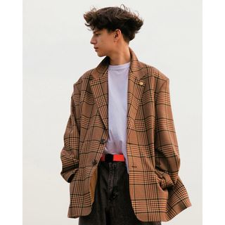 DRIES VAN NOTEN - DRIES VAN NOTEN チェックジャケット 2018AW