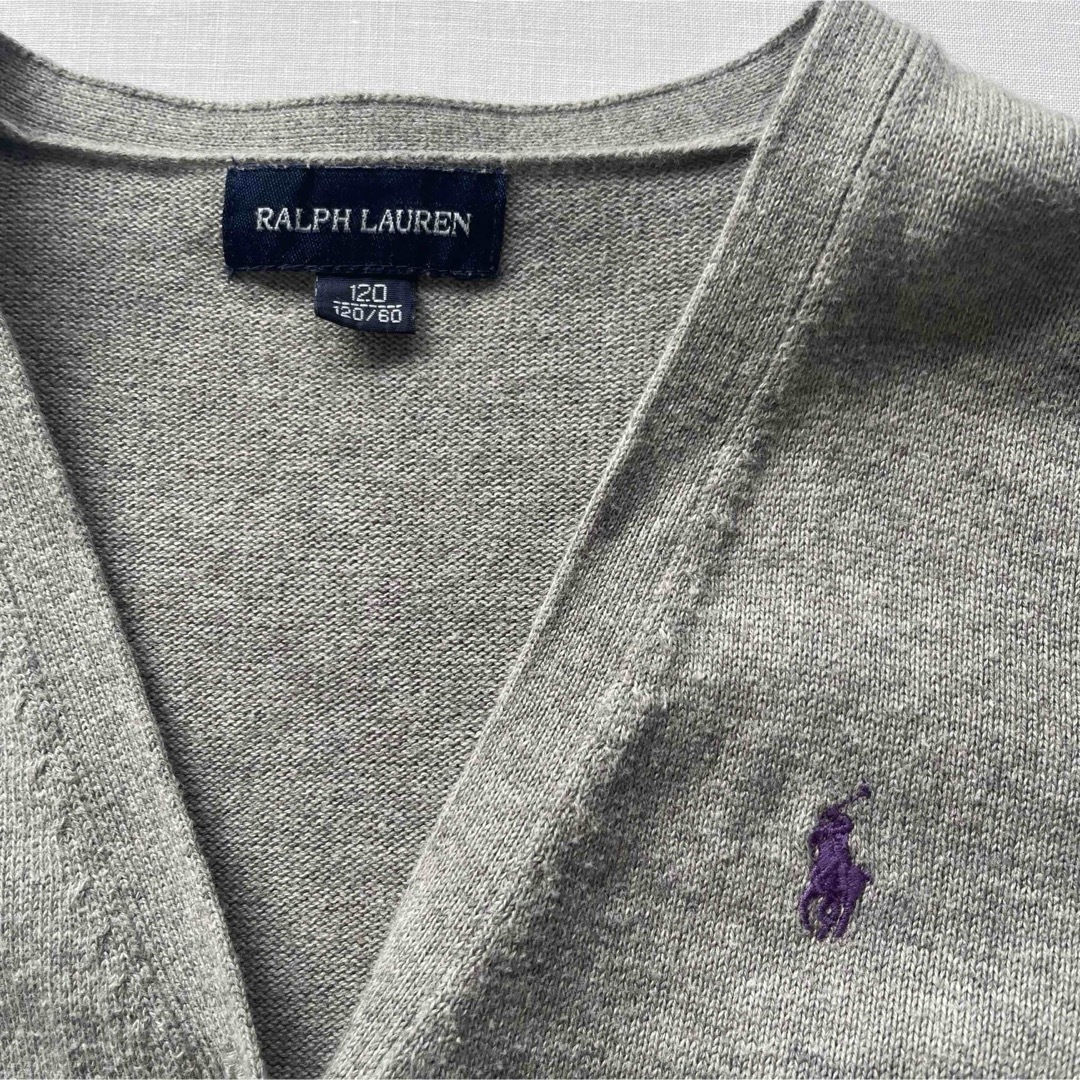 Ralph Lauren(ラルフローレン)のラルフローレン　120cm コットン100% 春服　カーディガン キッズ/ベビー/マタニティのキッズ服女の子用(90cm~)(カーディガン)の商品写真