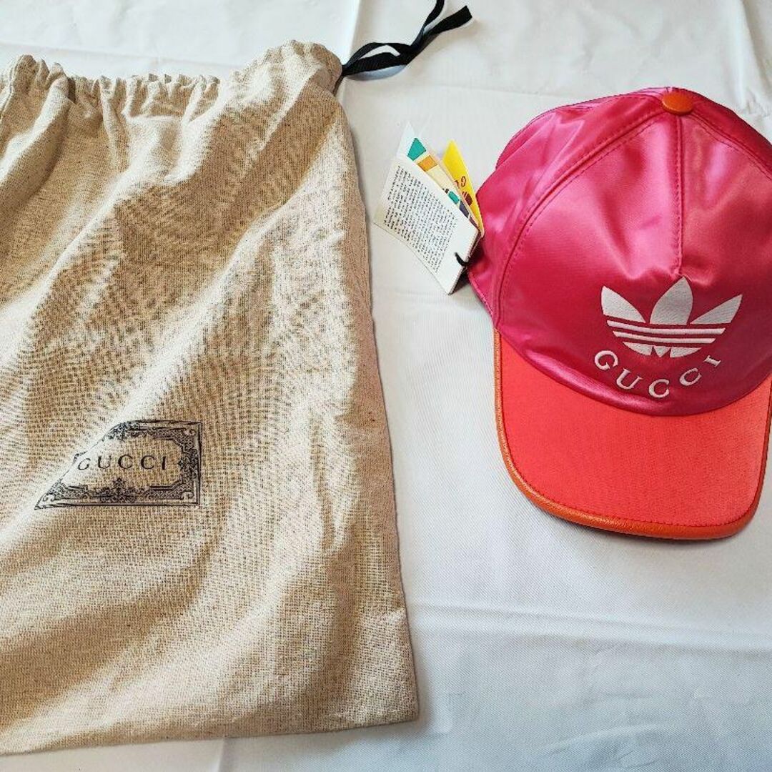 新品未使用 adidas x GUCCI コラボ ベースボールキャップ L 新品未使用 adidas x GUCCI コラボ ベースボールキャップ L