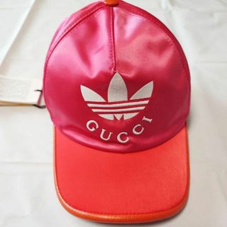 Gucci - 新品未使用 adidas x GUCCI  コラボ ベースボールキャップ  L