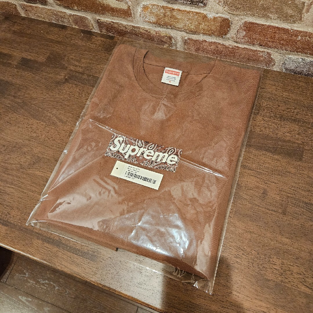 Supreme☆Bandana Box Logo TeeボックスロゴTシャツM Supreme☆Bandana Box Logo TeeボックスロゴTシャツM
