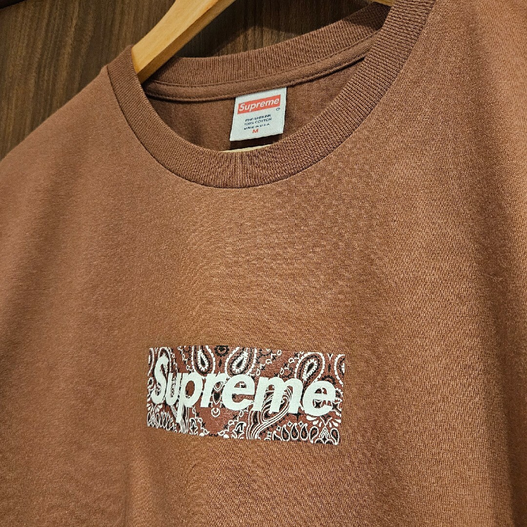 Supreme☆Bandana Box Logo TeeボックスロゴTシャツM Supreme☆Bandana Box Logo TeeボックスロゴTシャツM